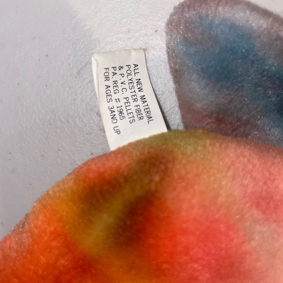 1st Gen TT Ty Beanie Baby Coral the Fish 1993 - Picture 9 of 10